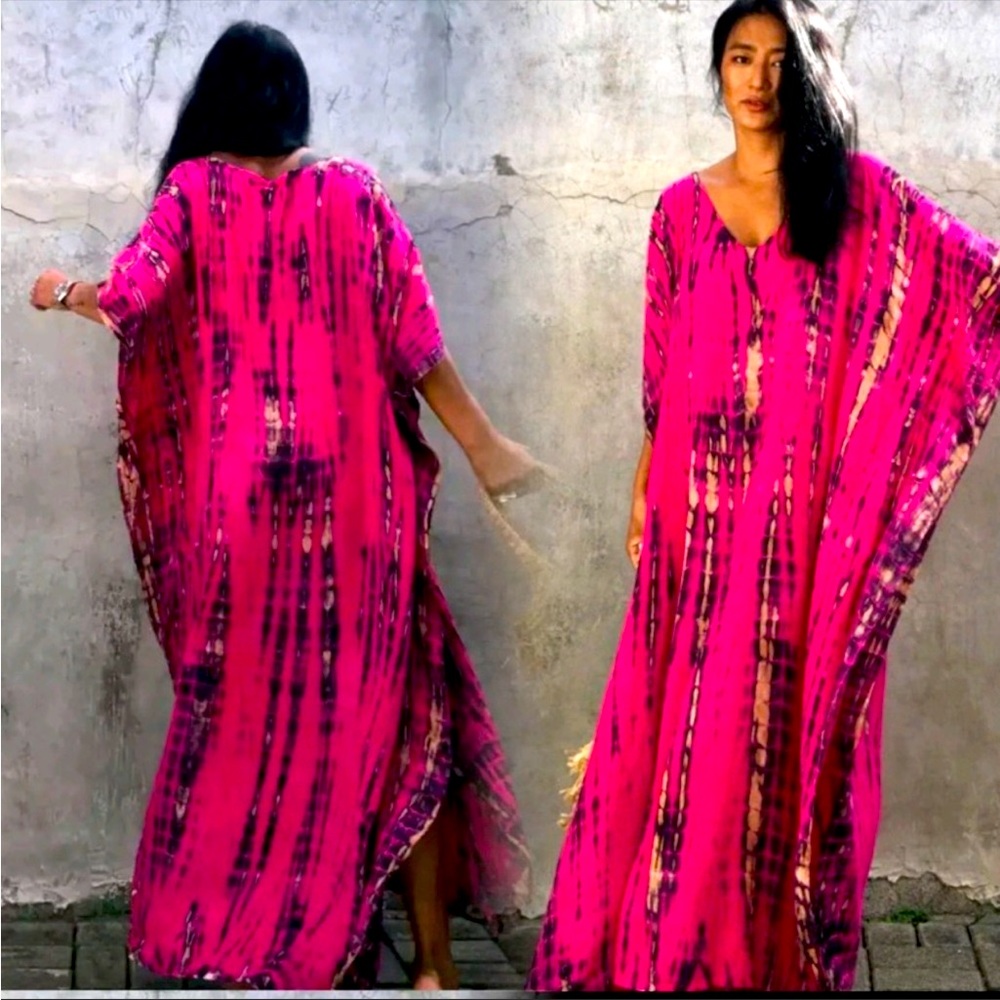 Brand New Bohemian Kaftan Maxi Dress Swim Cover 💕💕